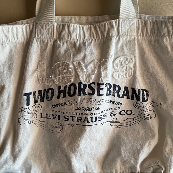 Levi's western country white boho tote bag - Picture 3 of 17